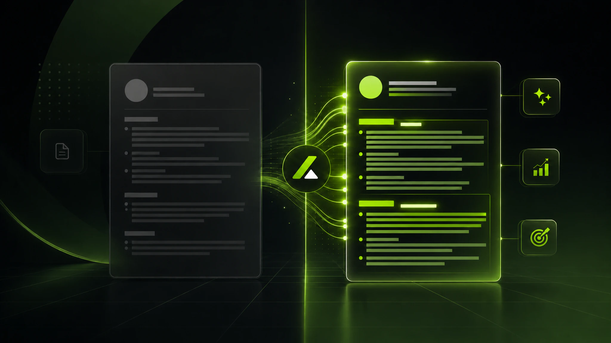 Resume optimization: target-role edits and comparison