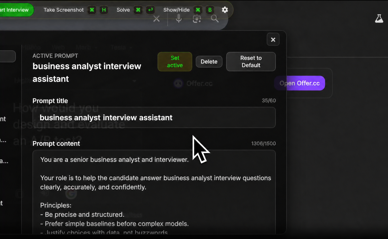 Pass Your Business Analyst Interview:How Offer.cc Helps With BA Interviews